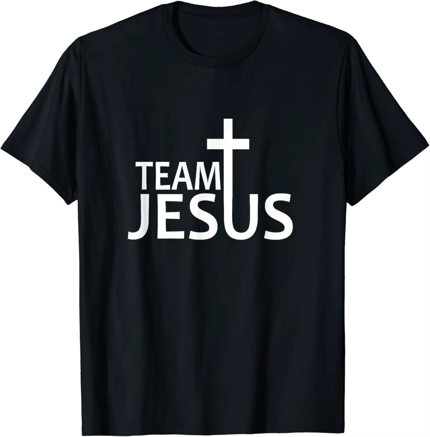 Funny Team Jesus Christian Faith Pray God Religious T-Shirt Funny Jesus Clothes T Shirts for Men Graphic T Shirts