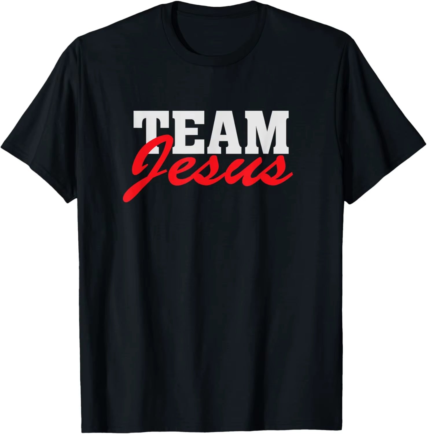 Funny Team Jesus Christian Faith Pray God Religious T-Shirt Funny Jesus Clothes T Shirts for Men Graphic T Shirts