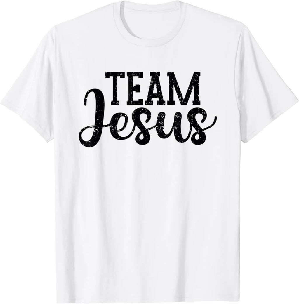 Funny Team Jesus Christian Faith Pray God Religious T-Shirt Funny Jesus Clothes T Shirts for Men Graphic T Shirts
