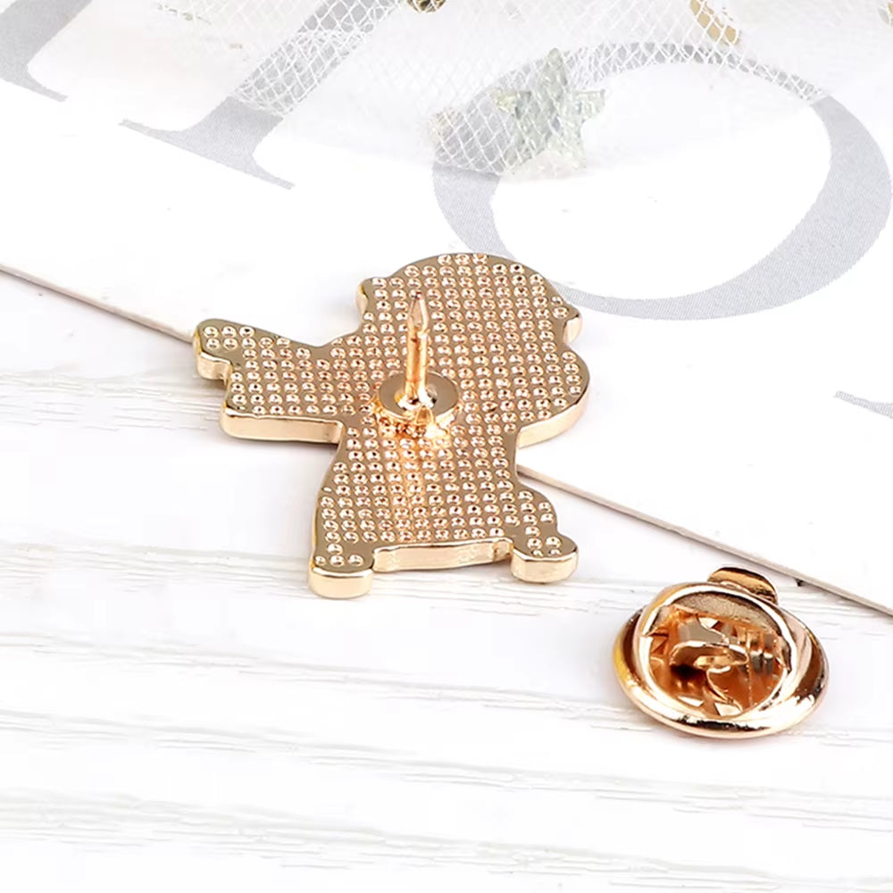 Jesus Messiah Shirt Lapel Pins Cartoon Character Brooches Enamel Christian Faith Icon Badge Clothes Bag Jewelry Gift for Friend