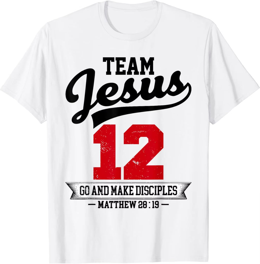 Funny Team Jesus Christian Faith Pray God Religious T-Shirt Funny Jesus Clothes T Shirts for Men Graphic T Shirts