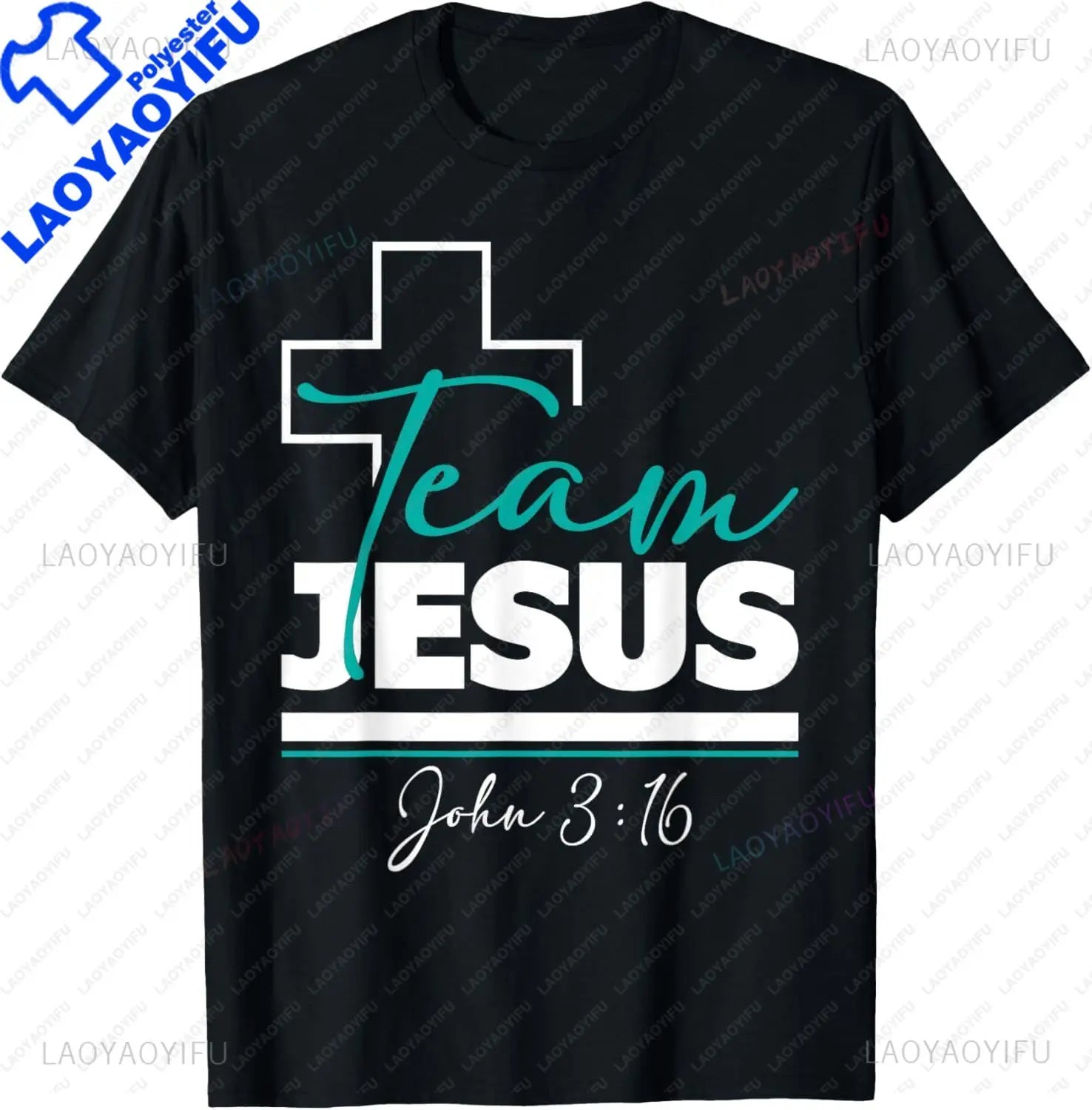 Funny Team Jesus Christian Faith Pray God Religious T-Shirt Funny Jesus Clothes T Shirts for Men Graphic T Shirts
